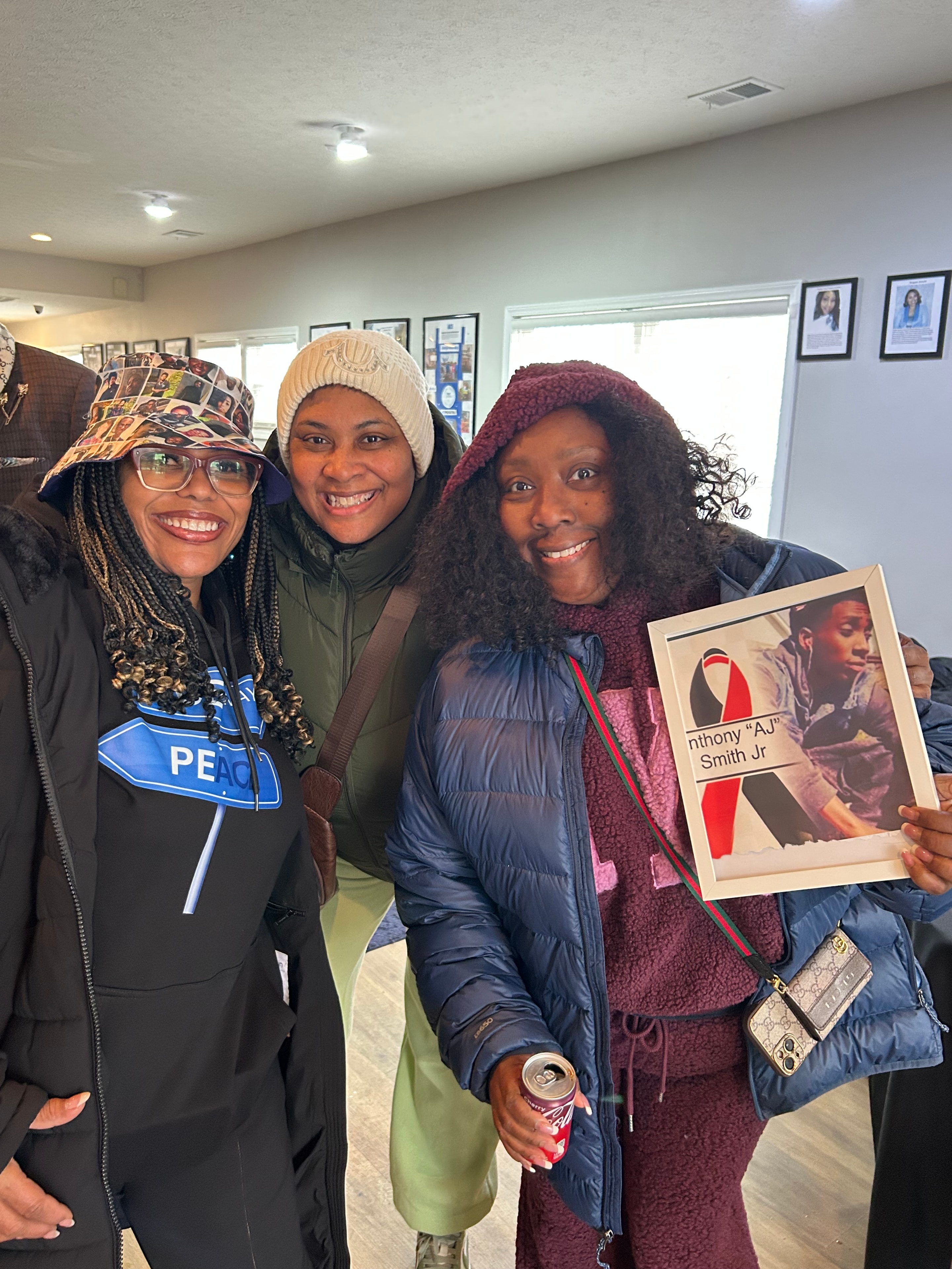ACE Project community members at holiday open house